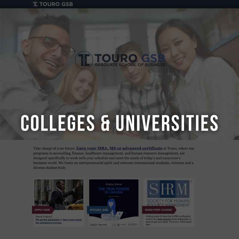 Colleges & University Marketing Services